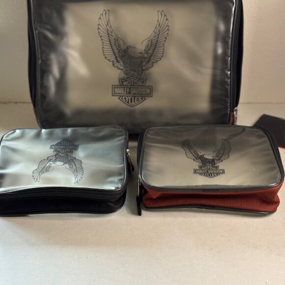 Harley-Davidson Logo 4 Pc Packing Cubes for Saddlebags or Luggage NWT Last One - Picture 7 of 13